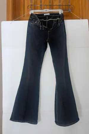 Denim Low Rise, Flares thumbnail 3