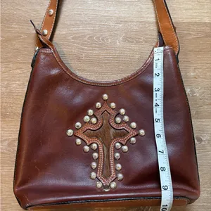 Montana Silversmiths Leather Cowhide Shoulder Bag thumbnail 9