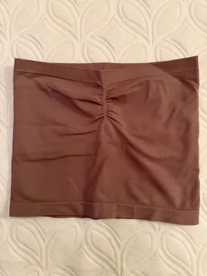 Gymshark Everyday Seamless Midi Tube Top Chestnut Pink Small thumbnail 2