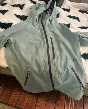 Flylow shell ski jacket Blue thumbnail 1