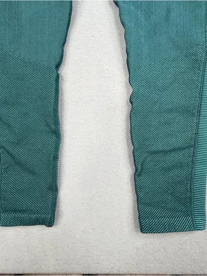OFFLINE By Aerie Leggings Womens XLT Teal Ribbed High Rise Activewear NWT thumbnail 5