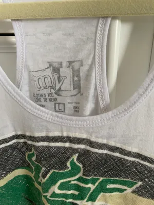 🔴 USF Bulls Tank Top White Size M thumbnail 3
