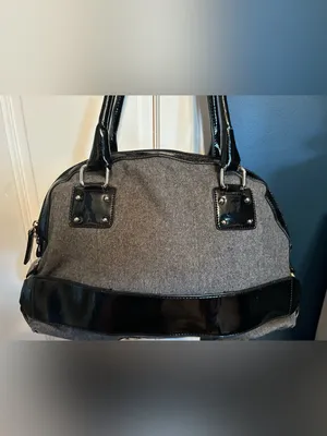 Grey and Black Women's Naturalizer brand Satchel Handbag thumbnail 5
