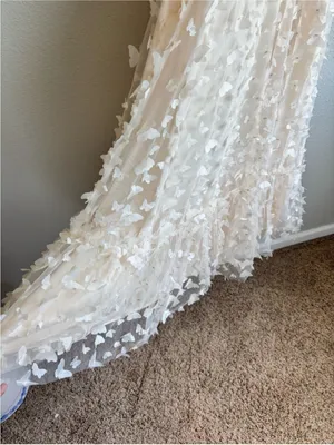 Ivory Butterfly Tulle Dress thumbnail 8