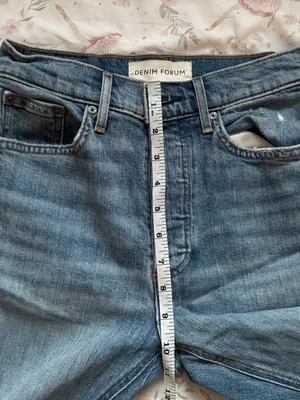Aritzia Denim Forum Marianne Flare Jeans Size 25 Distressed Medium Wash thumbnail 10