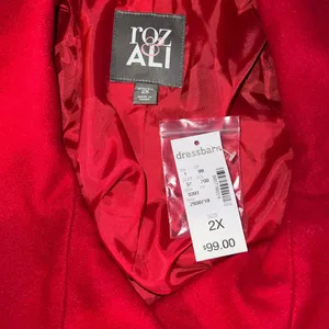 Beautiful New Roz & Ali Red Wool Coat! thumbnail 6