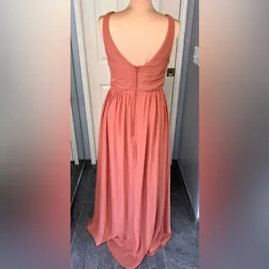 Birdy Grey Laurie Empire Bridesmaid‎ Formal Dress in Terracotta thumbnail 6