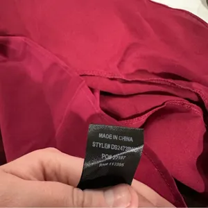 Lulu’s On The‎ Floor Fuchsia Satin Sleeveless Ruffle Mini Dress Size S thumbnail 9