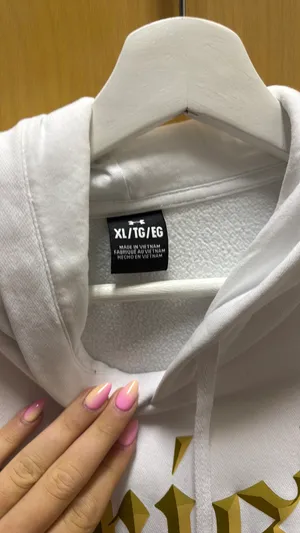 Notre Dame Gothic Irish hoodie under armor white thumbnail 2