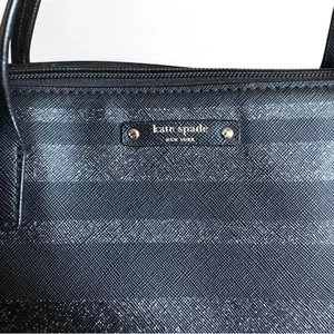 Kate Spade Black Shimmering Handbag/ Satchel thumbnail 10