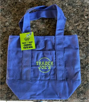 STEAL Trader Joe’s limited edition mini trick or treat purple bag thumbnail 2