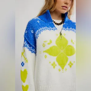 Free People Mythical Pullover in Starbright Combo XS thumbnail 3