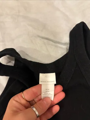 H&M basic rib tank thumbnail 2