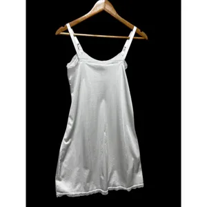 SC‎ Collection Women Babydoll Slip Dress 10 White Satin Lace Romantic Lingerie thumbnail 2