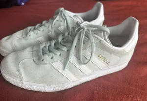 Adidas gazelle mint green Suede thumbnail 4