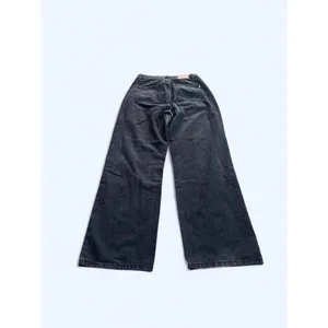 Y2K black wide leg jeans soft grunge baggy denim Size Small 🖤 thumbnail 5