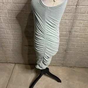 Pink Lily Mint Green Ruched Side Sleeveless Tank Knee Length Dress‎ Size S thumbnail 2