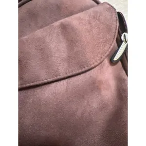 Travelon Microsuede Elliptical 2 Compartment Brown Sling Bag Safe Travel thumbnail 2