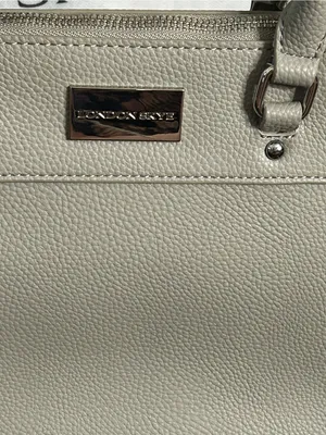 London Skye Women’s Light Grey Satchel Handbag Purse NWT thumbnail 5