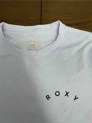 NWOT Roxy White Long-Sleeve Swim Shirt Sun Protection thumbnail 2