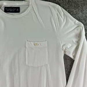 Abercrombie & Fitch Soft AF Tee Sz XS White thumbnail 3