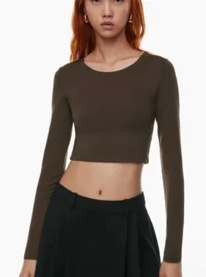 Aritzia Babaton Contour Long Sleeve Top thumbnail 1