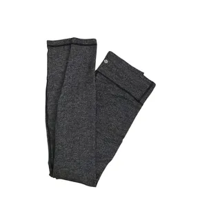Lululemon Wunder Under Athleisure Herringbone Gray Athletic Leggings Size 8 thumbnail 3