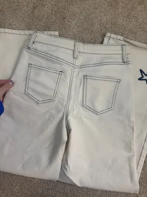 Epic threads wide leg jeans White Size 0 thumbnail 4