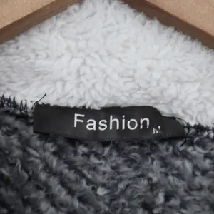 Fashion Pullover Womens M Buffalo Plaid Black White Quarter Zip Sherpa Excellent thumbnail 2