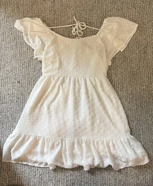 Altar'd State Dress White Open Back thumbnail 1