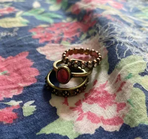 Bronze Ring Set Orange thumbnail 1