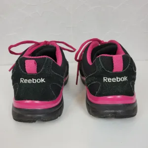 Reebok Anomar Work Womens 7.5‎ Black Pink Steel Toe Safety Shoes thumbnail 5