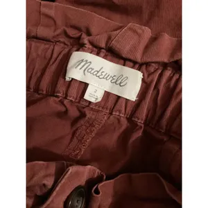 Madewell High Rise Paperbag Waist Cropped Pants Rust Red Size 2 thumbnail 5