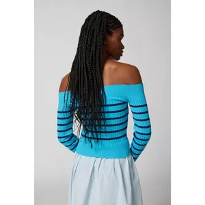 Urban Outfitters UO Tessa Buttoned Off-The-Shoulder Women’s Small Sweater NWOT thumbnail 2