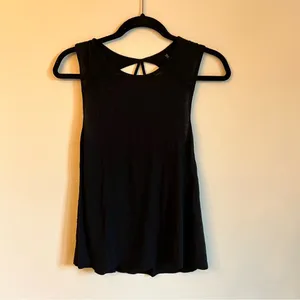 Beyond Yoga Black Athletic Tank Top Criss Cross Back | S thumbnail 2