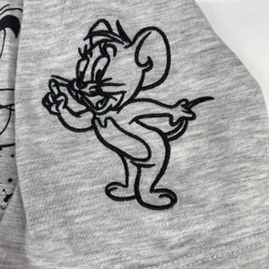 Tom & Jerry Freeze Women's Size XXS T Shirt Raised Embroidery‎ Cat Mouse Cartoon thumbnail 4