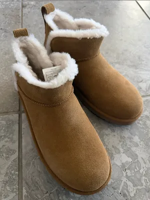 Koolaburra by UGG Koola Ultra Mini Platform Chestnut Bootie, Size 8, NWT thumbnail 4
