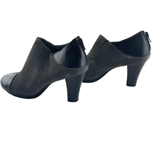 Aerosoles Commentary Womens 9M Grey Suede Black Leather Ankle Booties Heelrest‎ thumbnail 5