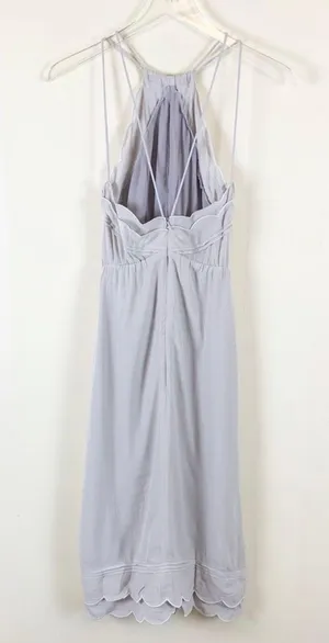 Elliatt Size XS Taupe Elation Ruffle Midi Dress thumbnail 6