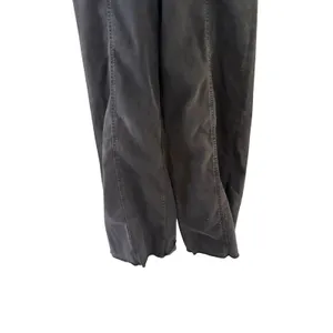 We The Free People Black Wide Leg High‎ Rise Boho Jeans Size 26 Frayed Hem thumbnail 3