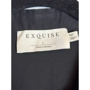 Exquise Anthropologie Tobie Tie-Waist Shirt Dress Black Lace Up Corset Detail thumbnail 8