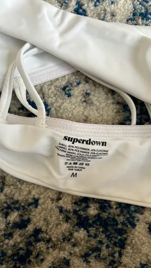 Monica Top in White Medium thumbnail 7