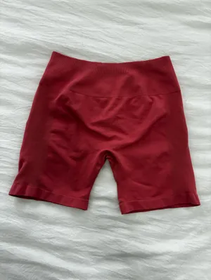 High-Rise coral pink Women's Bike Shorts thumbnail 2
