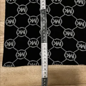 Michael Kors Monogram Black and White Scarf thumbnail 6