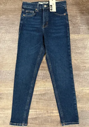 Top Shop High Waisted Petite Skinny Jeans thumbnail 1