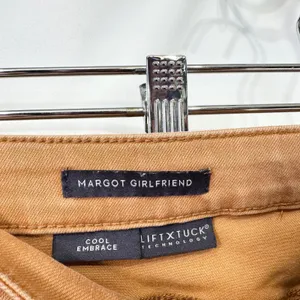 NYDJ Size 14 Jeans Margot Girlfriend Tan High Rise Stretch Straight Office 1116 thumbnail 8