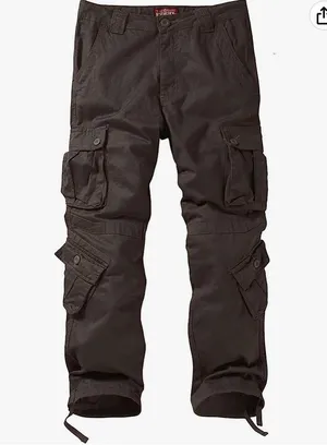 Grey cargo pants Size 27 thumbnail 1