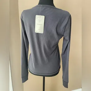 Fabletics Women’s Waffle Henley Long Sleeve Shirt thumbnail 4