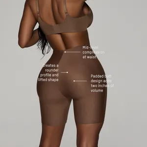 NWT SKIMS Butt Enhancing Padded Short in Sand Small New without Tags thumbnail 7