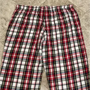 Victoria’s Secret Women's Plaid Pajama PJ Pants Medium Red Black thumbnail 9